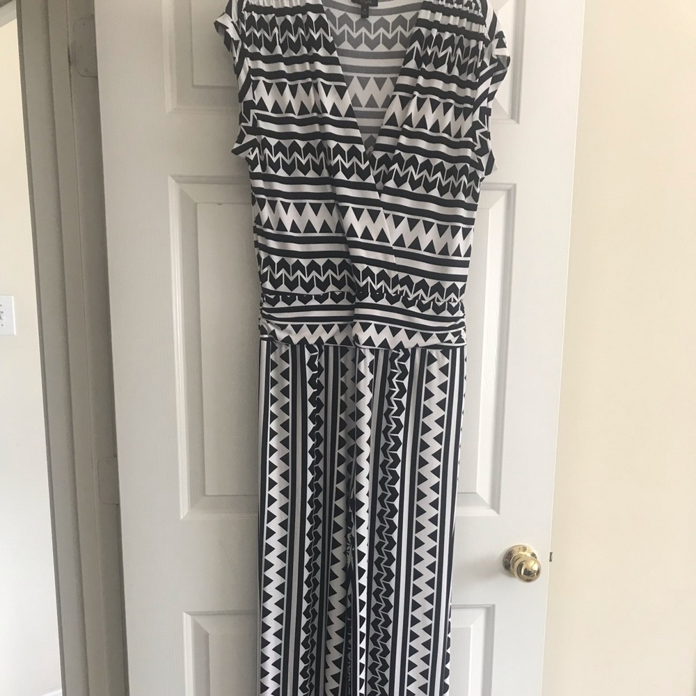 Black and white jumpsuit. Beautifully made.